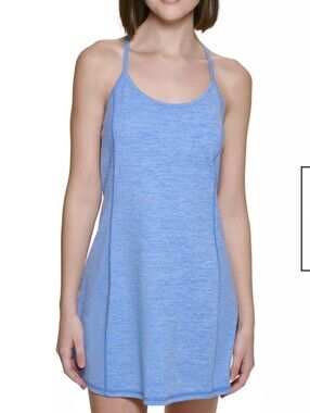 Calvin Klein Light Blue Performance Active Mini Dress NWT Size M